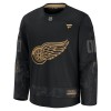 Detroit Red Wings tröja Customized Fanatics Military Appreciation Practice 2024-25 Svart - NHL Tröjor Herr